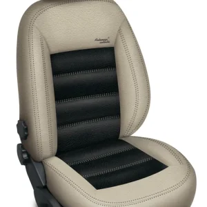 Rychlá doprava | Autopotahy Ford S MAX I, od r.v. 2006-2015, AUTHENTIC LEATHER béžovočerné